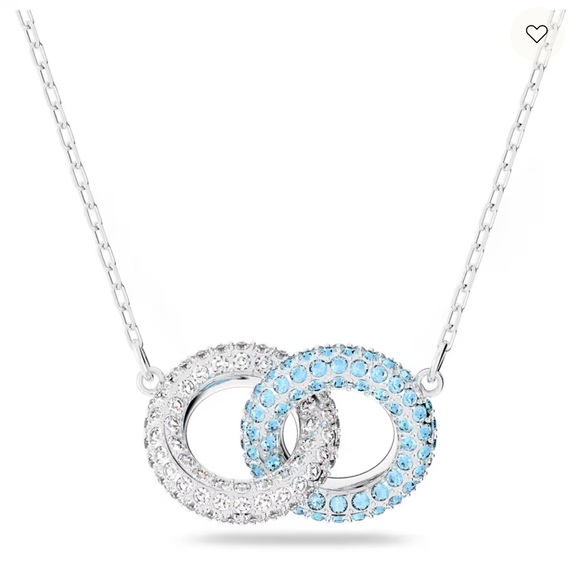 Swarovski interlock circle necklace - Picture 1 of 4